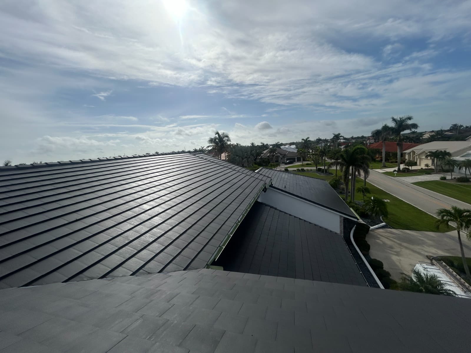 Interior painting brush stroke